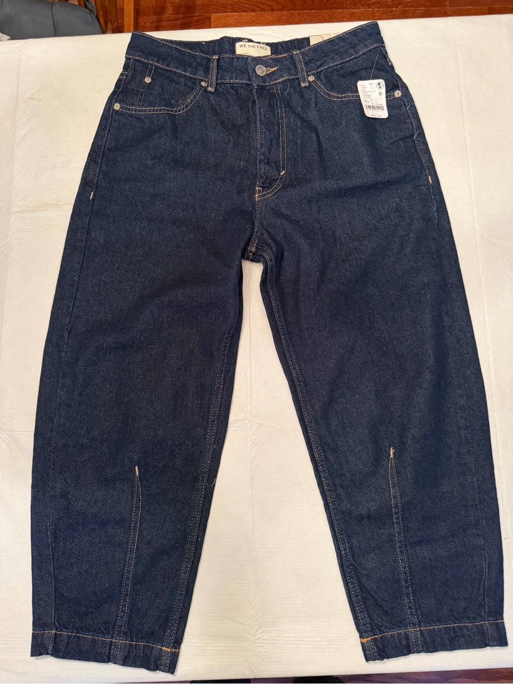 Free People Backstage Jeans NWT! 🌷Relaxed Cropped Jeans Size 28S *Petite Length